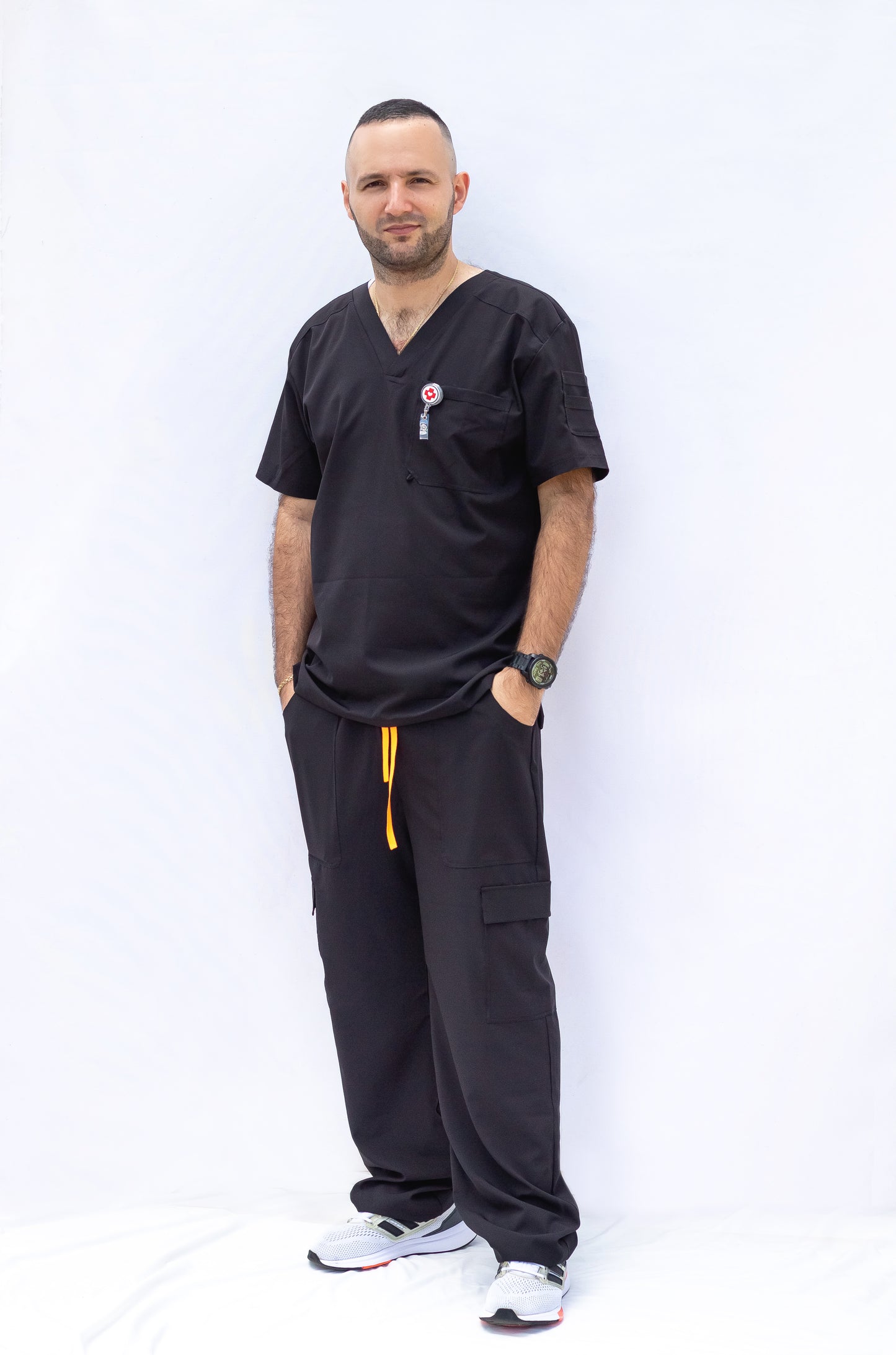 Uniforme Antifluido Black Hombre