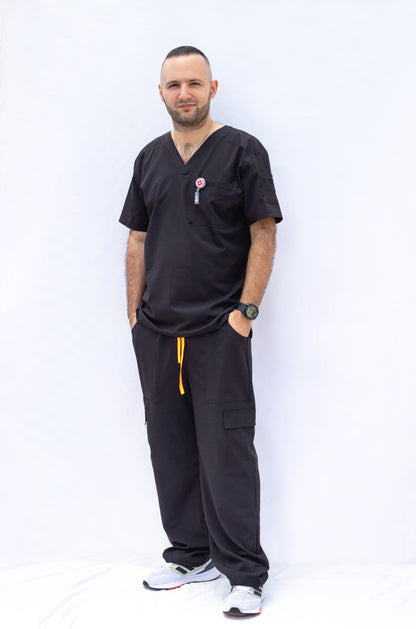 Uniforme Antifluido Black Hombre