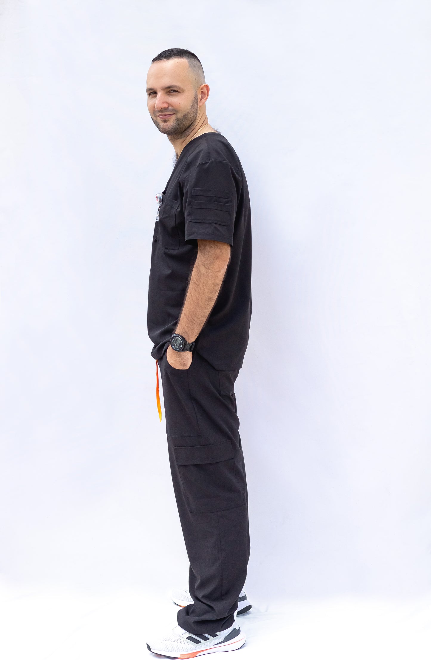 Uniforme Antifluido Black Hombre