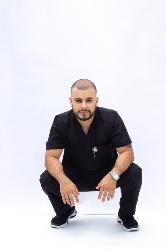 Uniforme Antifluido Black Hombre