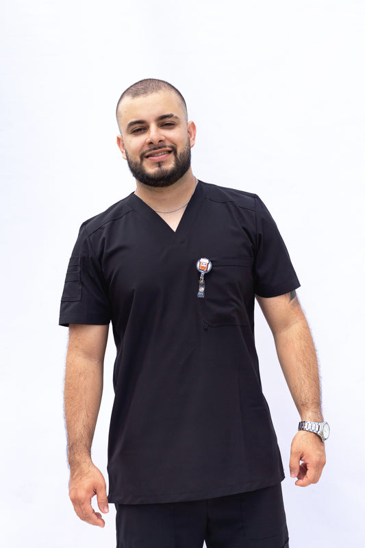 Uniforme Antifluido Black Hombre