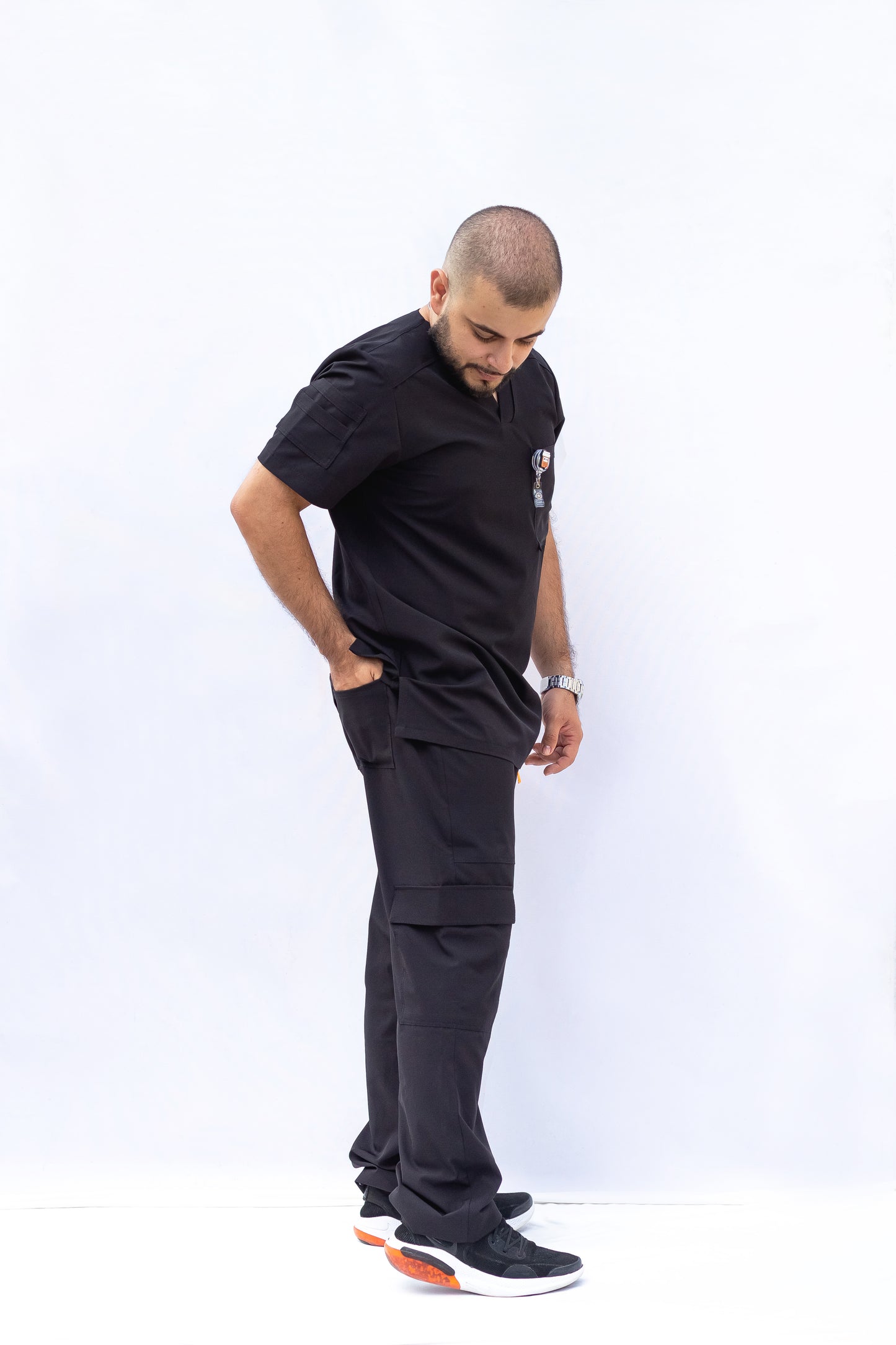 Uniforme Antifluido Black Hombre