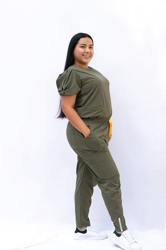 Uniforme Antifluido Alma (Verde)
