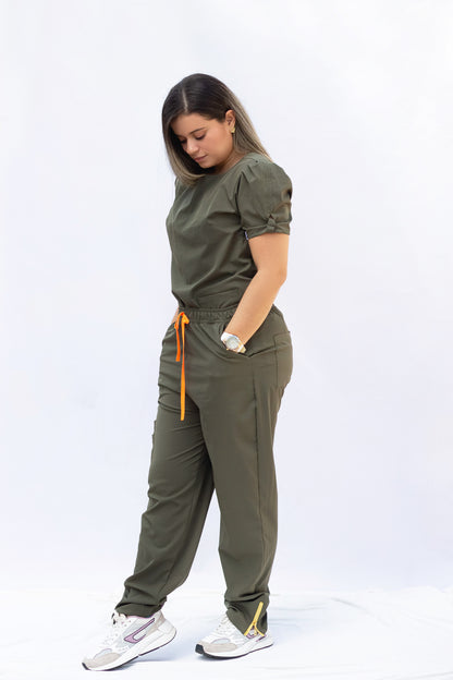Uniforme Antifluido Alma (Verde)