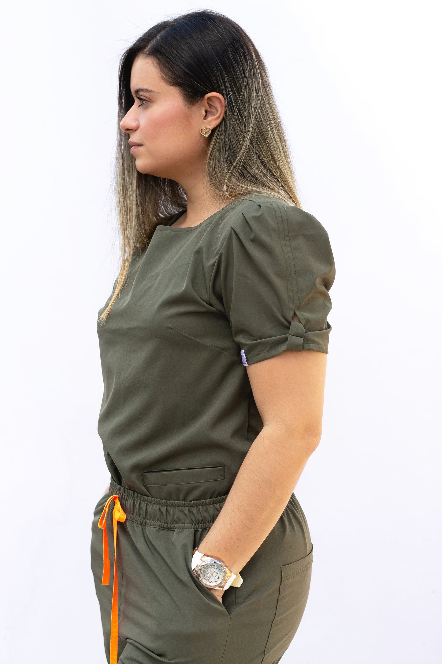Uniforme Antifluido Alma (Verde)