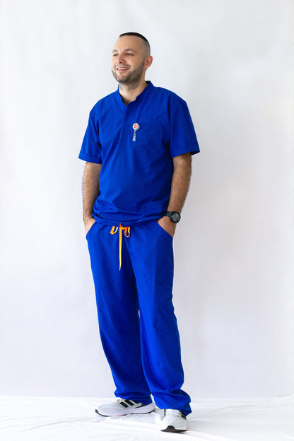 Unifrome Antifluido Blue Hombre