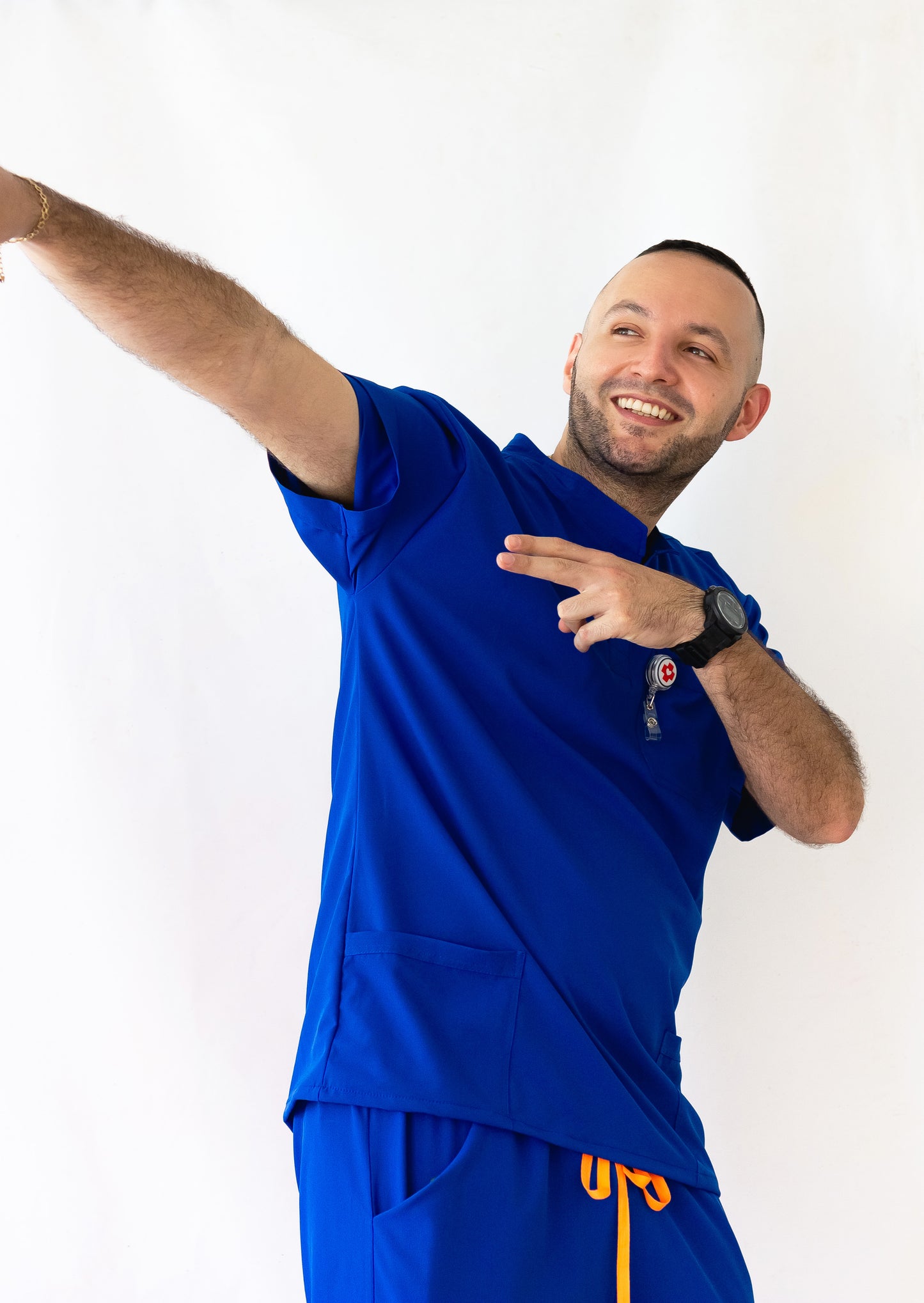 Unifrome Antifluido Blue Hombre