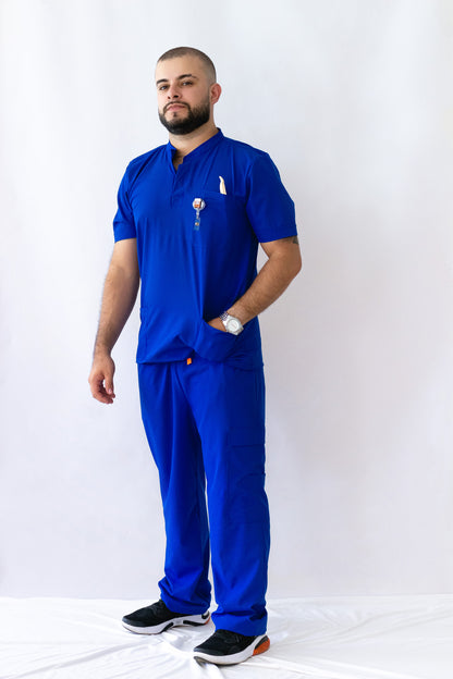 Unifrome Antifluido Blue Hombre