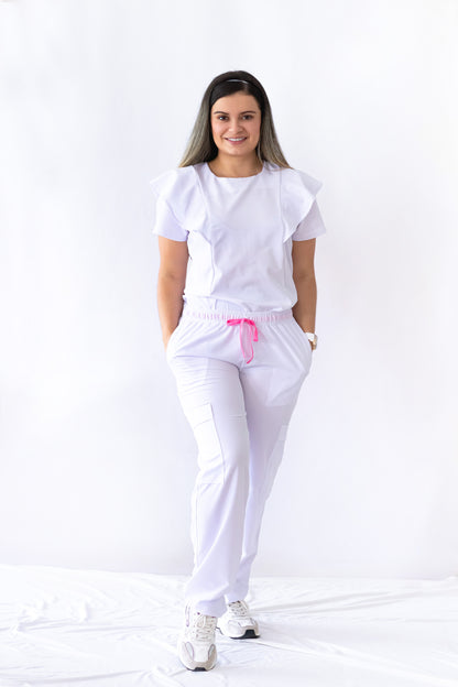 Uniforme antifluido Coco (Blanco)