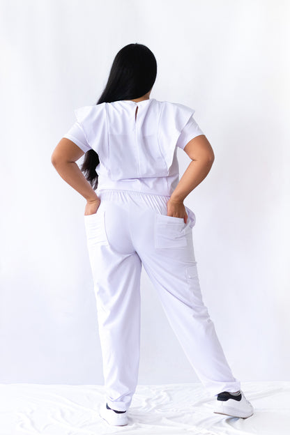 Uniforme antifluido Coco (Blanco)