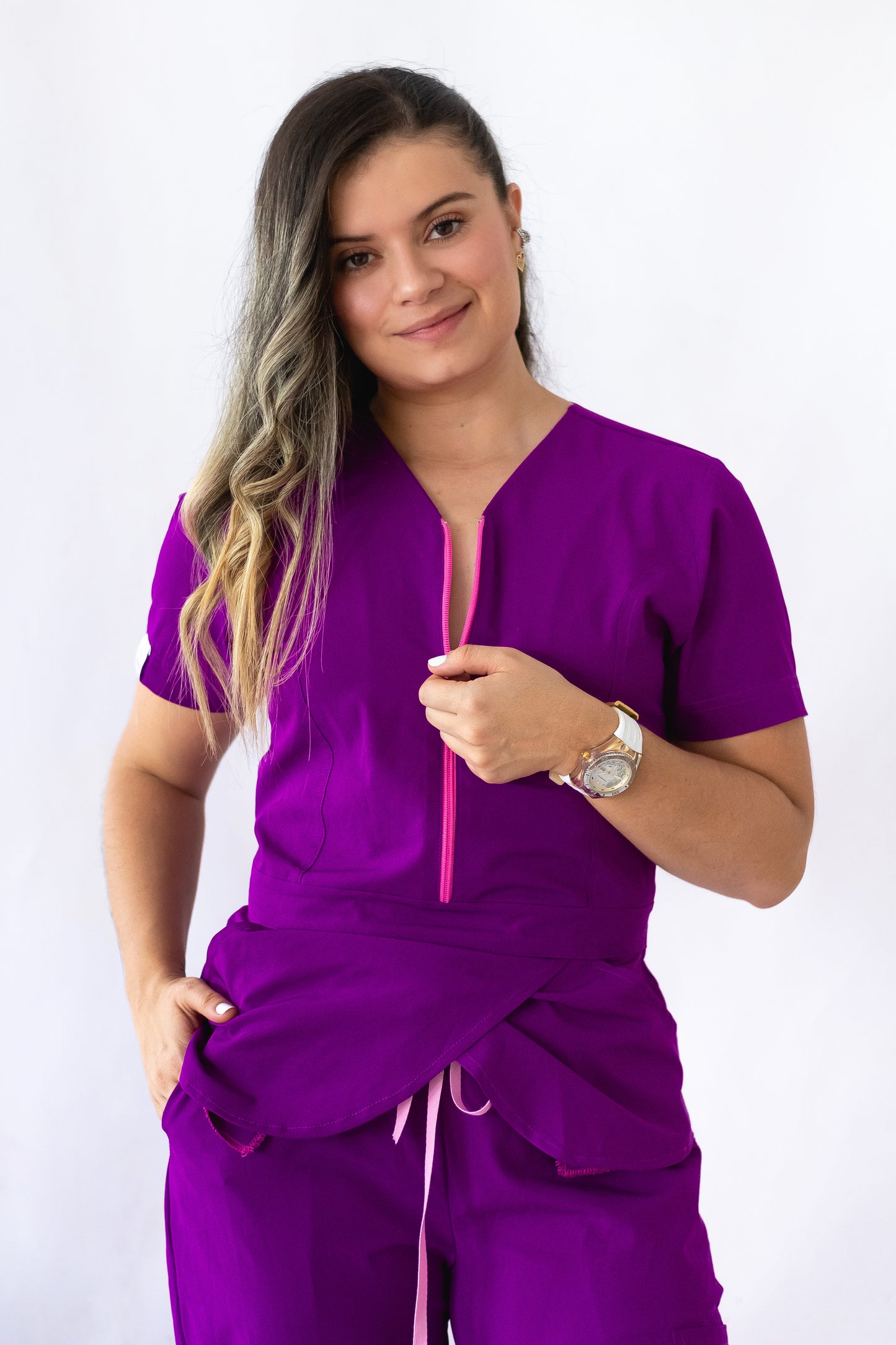 Uniforme Antifluido Daka (Magenta)