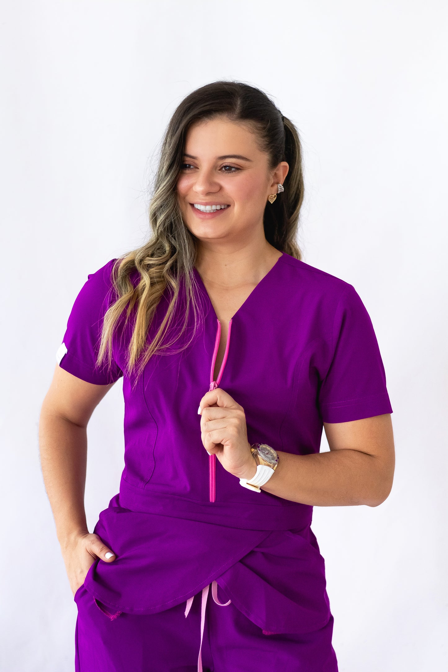Uniforme Antifluido Daka (Magenta)