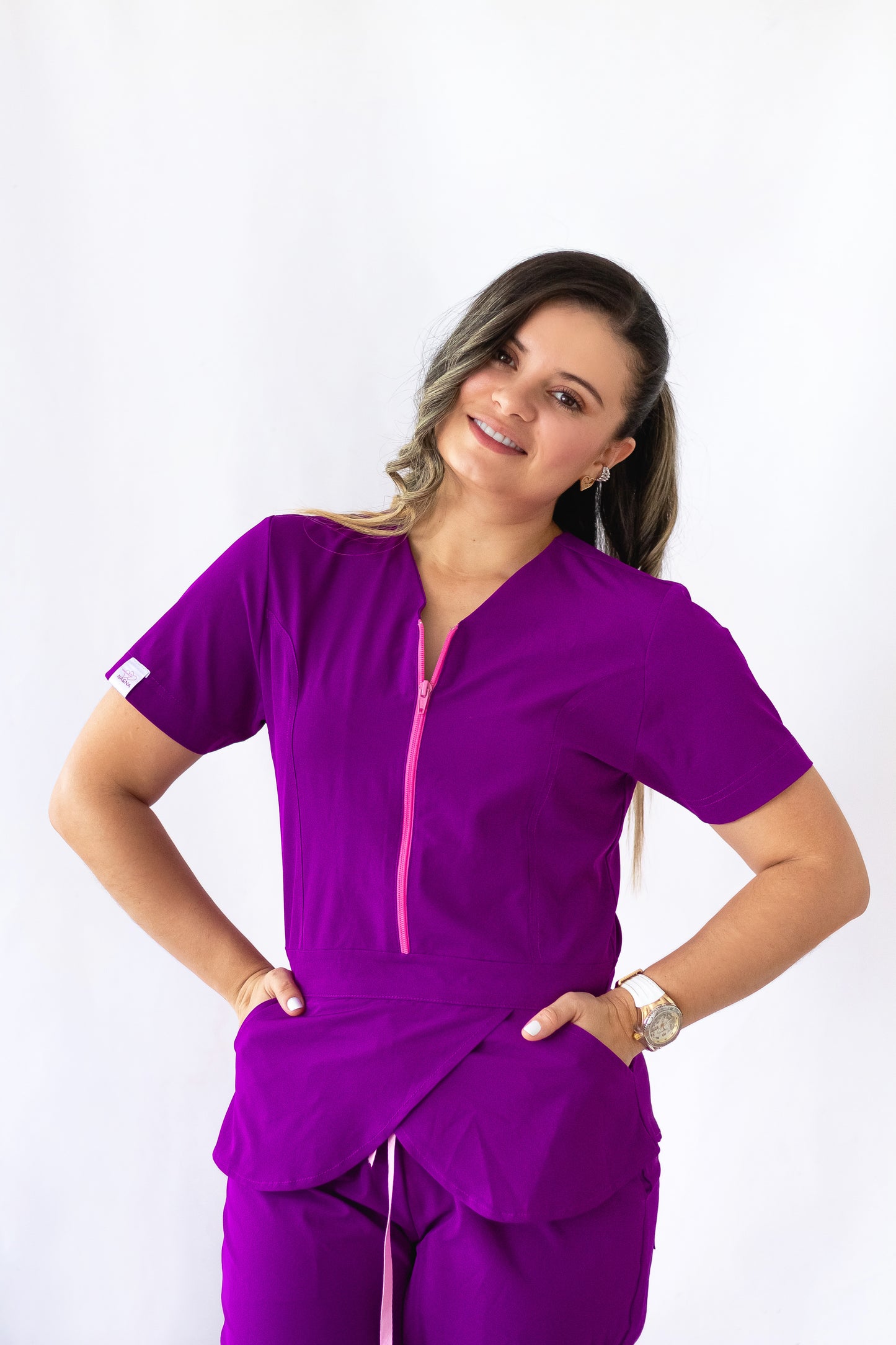 Uniforme Antifluido Daka (Magenta)